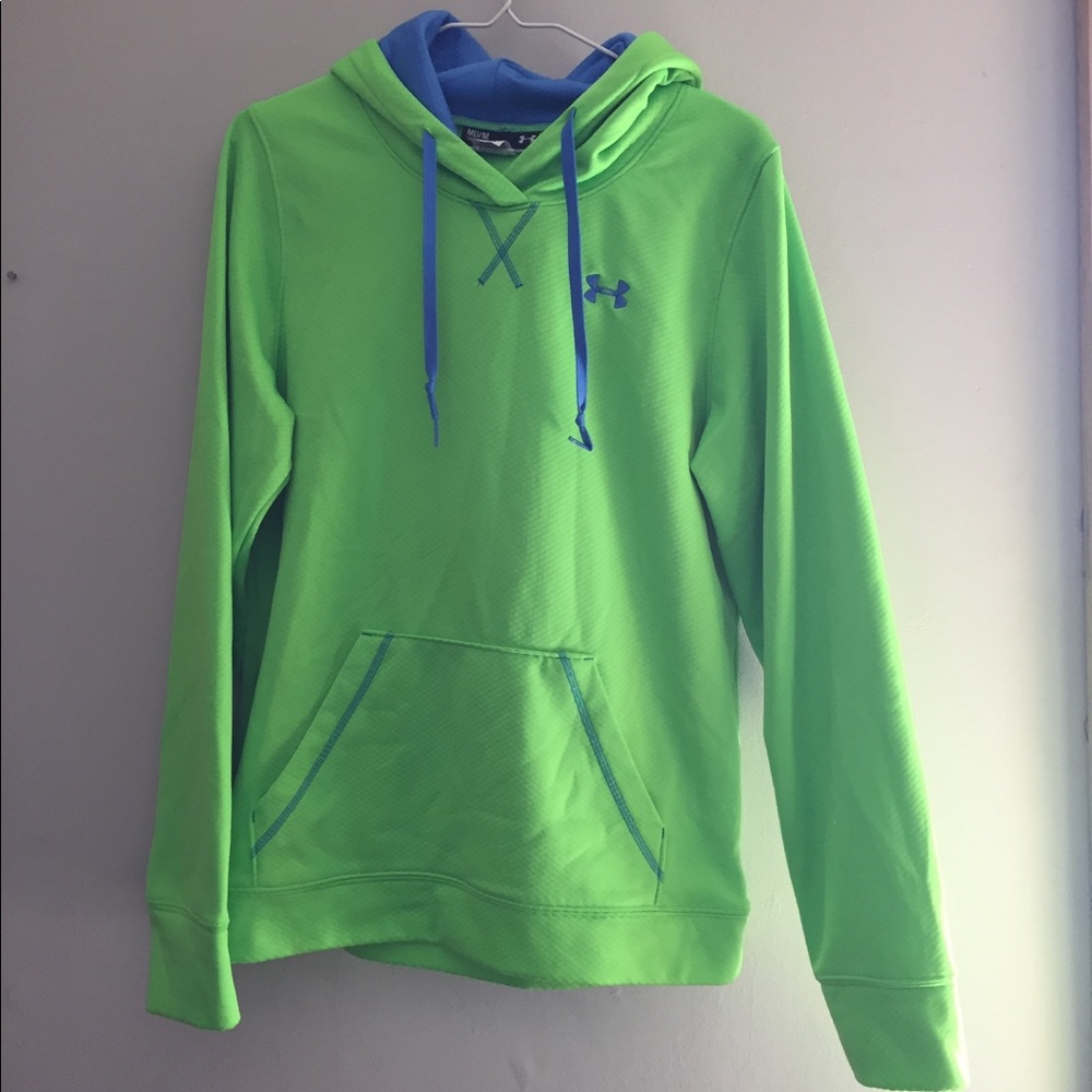 Under Armour sweatshirt.